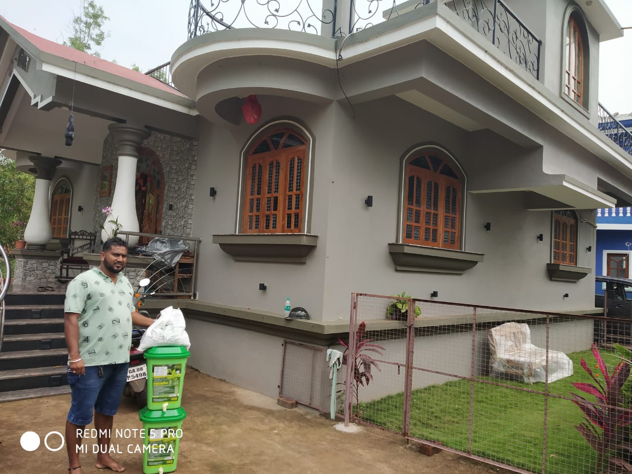 My Green Bin 25Ltr Home Composter Installed @ Betalbatim, Goa.